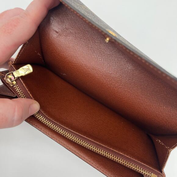 LOUIS VUITTON Monogram Leather Long Wallet with CERTIFICATE of AUTHENTICATION - Picture 9 of 16